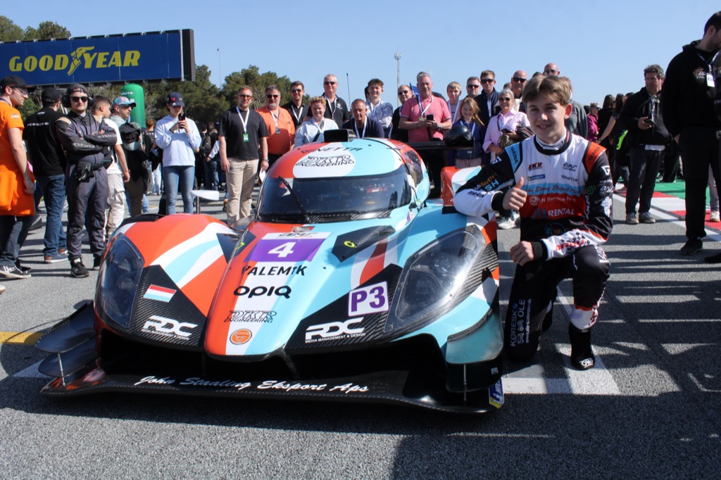 Mikkel Gaarde Pedersen klar på gridden på Circuit de Catalunya.
(Foto: JJ Media)